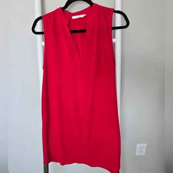 Lush Vibrant Red Sleeveless Midi Dress - Picture 5 of 9